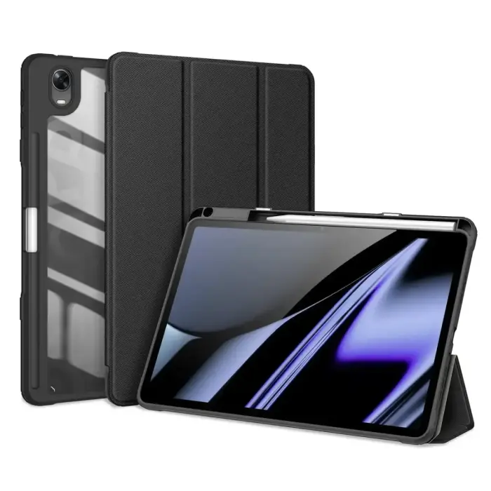 Dux Ducis Toby Armored Flip Smart Case for Oppo Pad with Stylus Holder Black Фото num