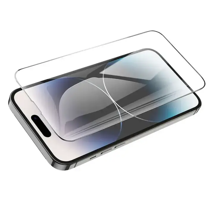Tempered glass to iPhone 14 PRO Hoco HD 5D Guardian shield 10 pcs G14 black Foto 4