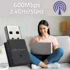 Qoltec Wireless Ultra High Speed Mini Adapter WiFi | Standard AC | BT 4.0 | USB 2.0 | 600Mbps Foto 3