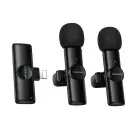 Borofone Lavalier wireless microphone BFK16A Winner Lightning black - 2 pieces Photo