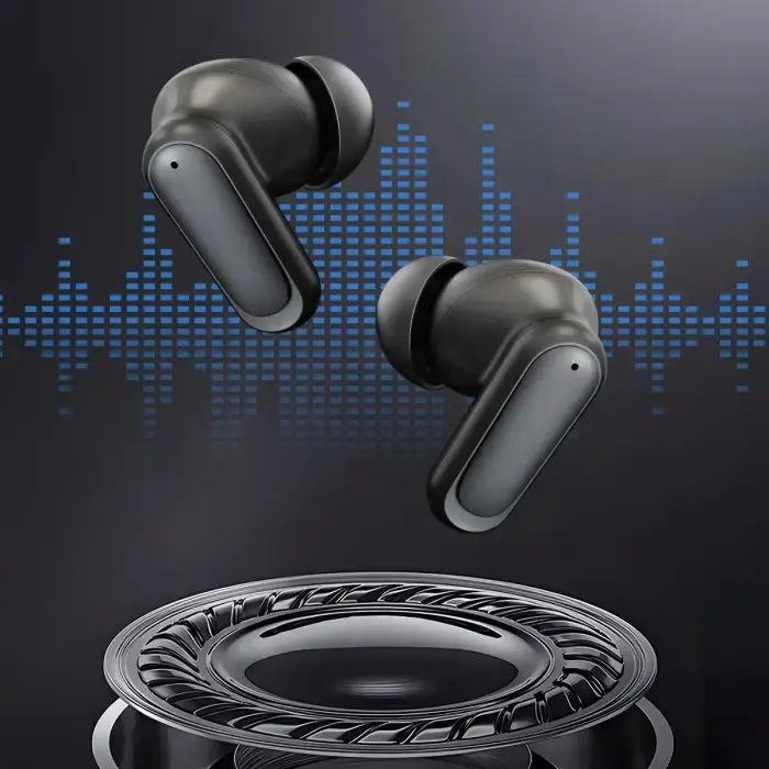 Blavec Bluetooth TWS Earphones BW-08 Speak AI (BW08SA-B) black Foto 9