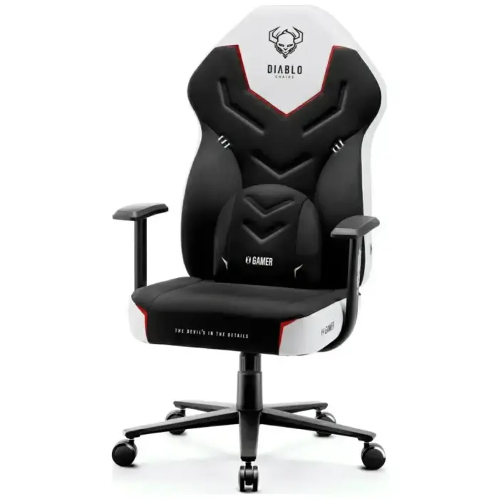 Gaming chair Diablo Chairs X-Gamer 2.0 Normal Size white Foto 6
