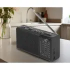 LTC portable radio REGA, USB, TF, AUX, mini LED flashlight, black Foto 4
