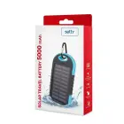 Setty solar внешний аккумулятор (powerbank) | 5000 mAh | Солнечная панель | синий Фото num