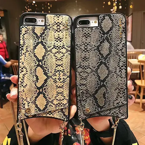 BAG - SNAKE Leather Case - IPHONE XS MAX Gold Photo