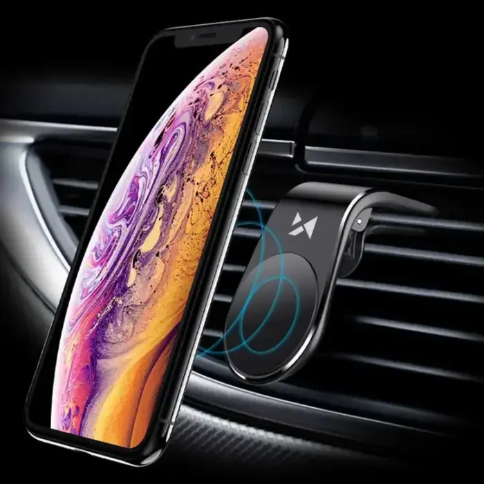 Wozinsky magnetic phone holder on the ventilation grille black (WCH-02) Foto 3