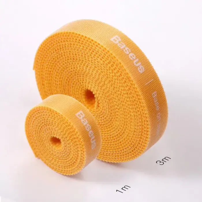 Baseus Rainbow Circle hook and loop Straps - Velcro tape Velcro cable organizer 3m gray (ACMGT-F0G) Фото num
