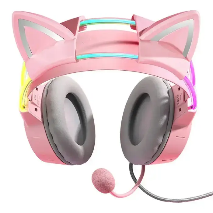 Gaming headphones ONIKUMA X15Pro Pink Cat's Ears Foto 3