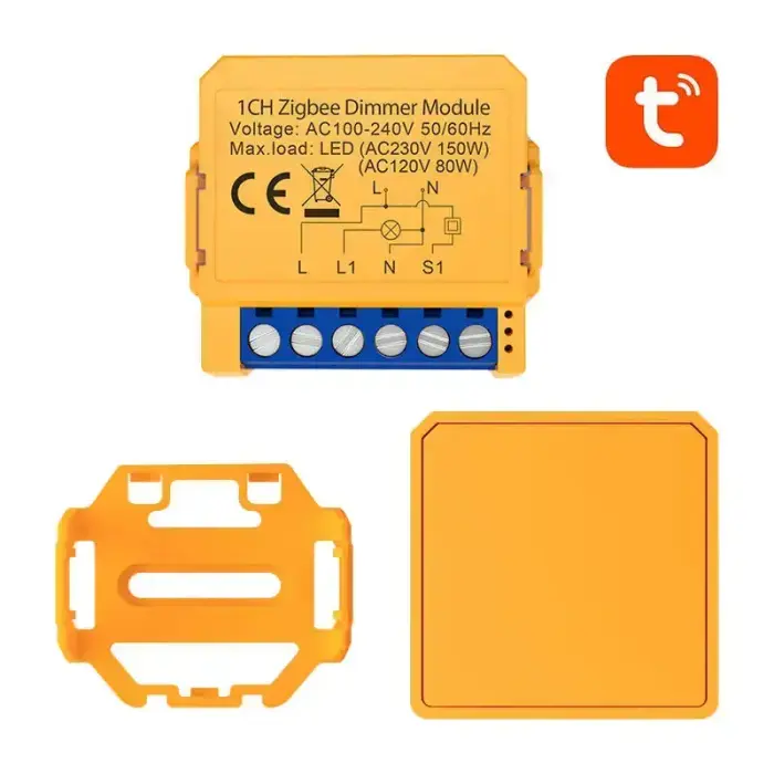 Smart socket switch ZigBee Avatto ZDMS16-1 TUYA Фото num