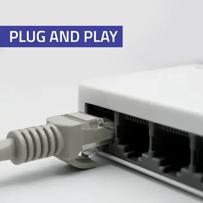 Qoltec Network SWITCH | 8 x RJ45 port | 100Mbps | Fast Ethernet | LAN Фото num