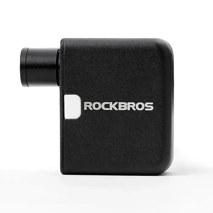 Rockbros 42320008001 Mini Electric Bicycle Pump for Schrader / Presta Valves 100PSI - Black Foto 1