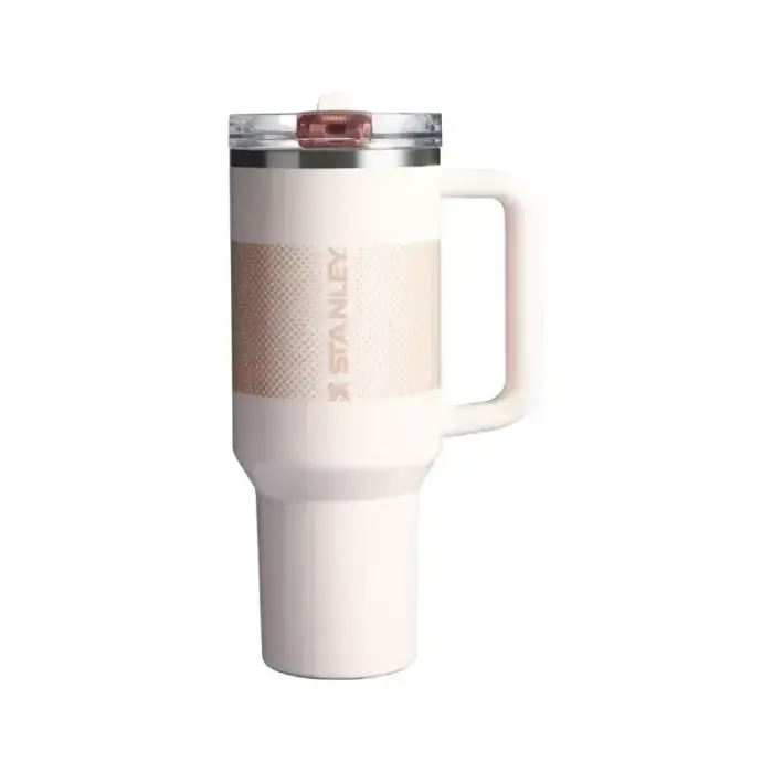 Termokrūze ar salmiņu The Quencher ProTour Flip Straw Tumbler 1.18L gaiši rozā  Foto 1