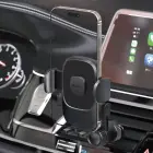 Dudao F2N smartphone holder for air vent, clamp - black Фото num
