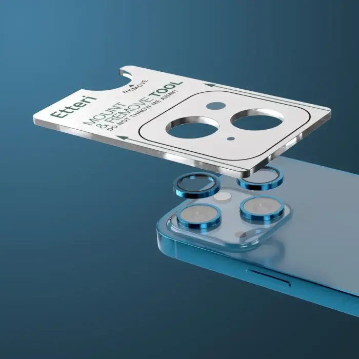 Etteri camera lens protector for iPhone 13 / 13 Mini sea blue Фото num