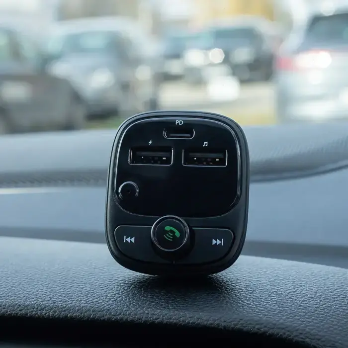 Forever FM transmitter Bluetooth TR-370 black Фото num