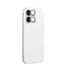 AmazingThing AR Aluminum 2 Lens Glass ar kameru lēcas rāmi telefona maciņš priekš iPhone 16, iPhone 16 Plus - zaļš Foto 1