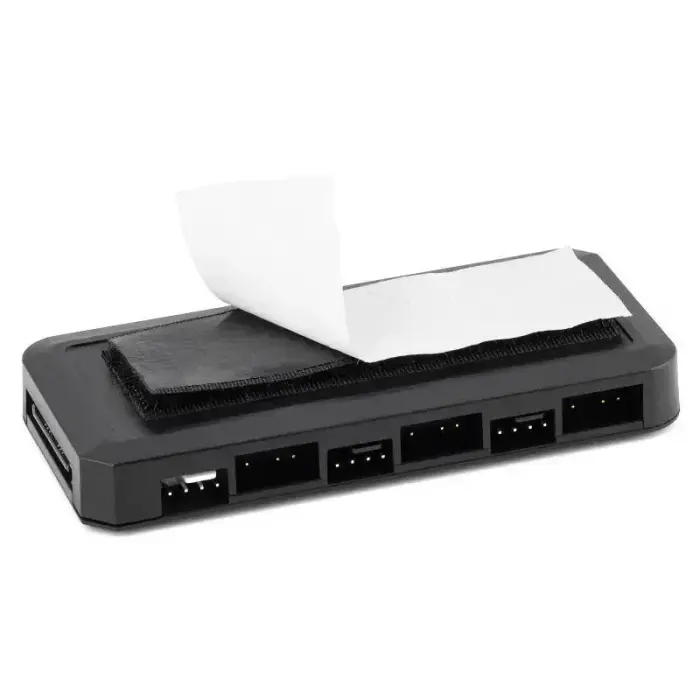 Fan control box for computer Darkflash RC2 RGB PWM + remote controller (black) Photo