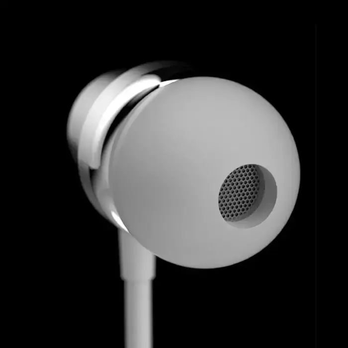 Dudao X10PRO wired headphones, mini jack 3.5mm, in-ear with remote control - white Фото num