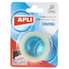 Līmlente APLI Crystal 19mm x 33m, īpaši caurspīdīga Foto 1