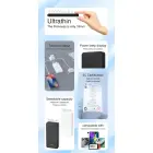 Dudao K10 внешний аккумулятор (powerbank) | 10000 mAh | 12W | USB-C, USB-A | LED дисплей | черный Фото num