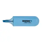 Teksta marķieris KORES BRIGHT LINER zils Foto 9