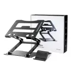 Wozinsky WRS-CPY75DSB Aluminum Laptop and Tablet Stand + Free Smartphone Stand - Black Фото num