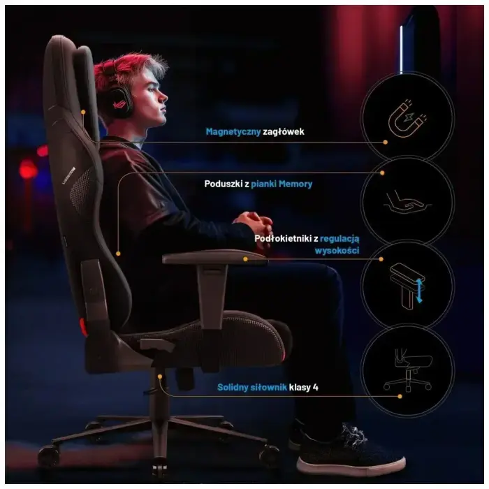 Gaming chair Diablo X-One PRIME Normal Size black Photo