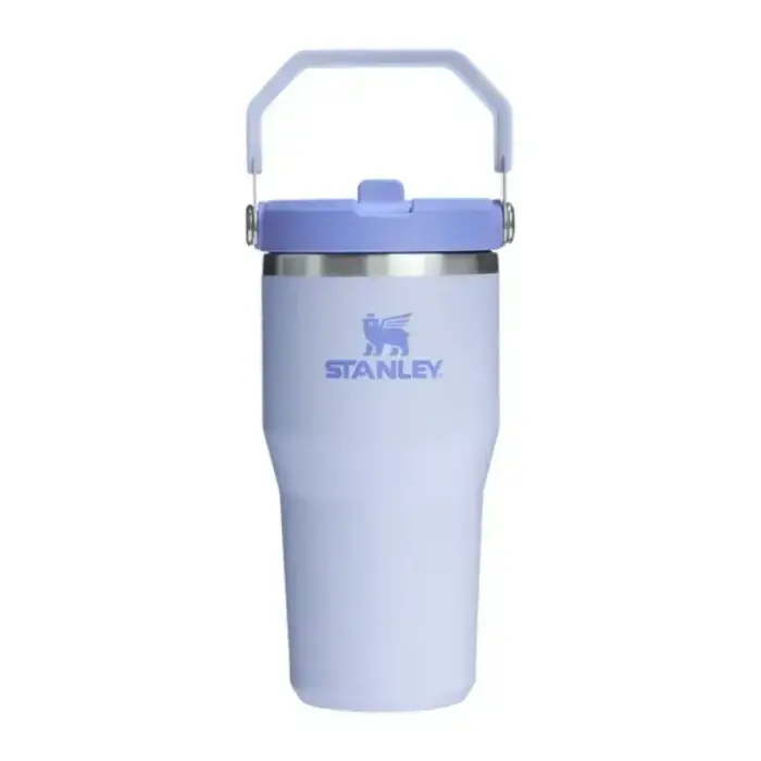 Термокружка с трубочкой IceFlow Flip Straw 2.0 Tumbler 0.59L светло-голубого цвета Фото num