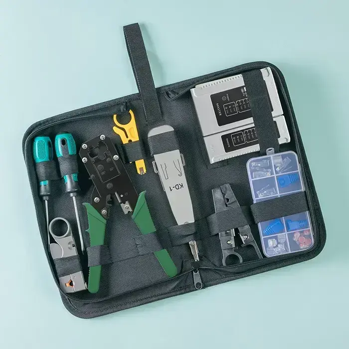 Qoltec Modular crimping tool for cutting and crimping Ethernet cables 8P 6P 4P Photo