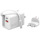 Wall Charger 4smarts Flex Jojo 65W GaN 2xUSB-C + USB-A white Foto 2