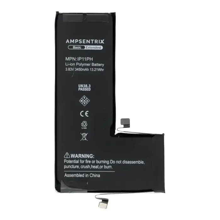  AmpSentrix Basic battery for iPhone 11 Pro (high capacity 3450 mAh) Фото num