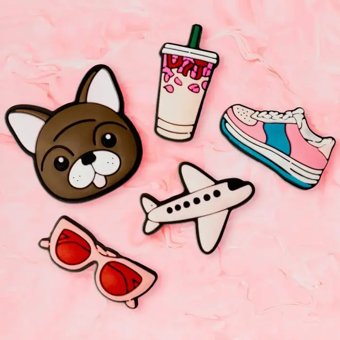 3D Sticker Pink 5pcs set Фото num