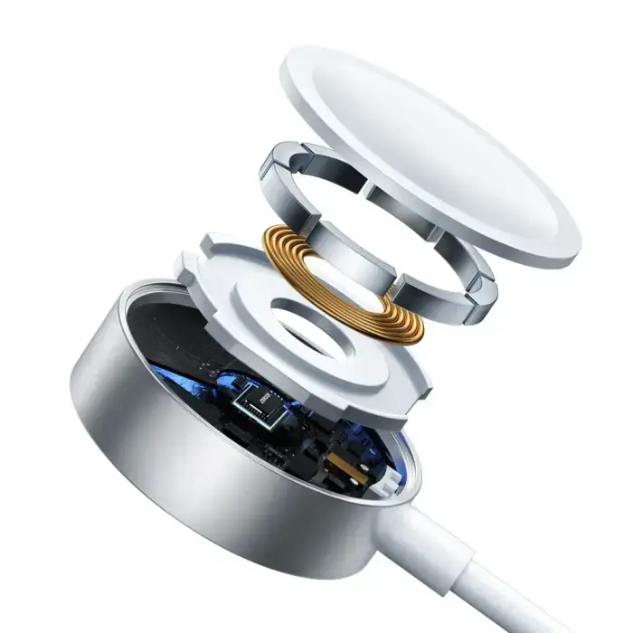 Joyroom S-IW007 3-in-1 cable USB-A magnetic charger - Lightning 1.2m - white Foto 6