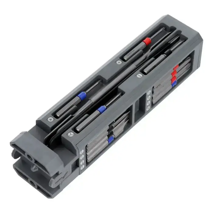 Set of service screwdrivers, 30-in-1 aluminum bits Photo