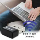Qoltec Ultrafast Mini Wireless USB Wi-Fi Adapter | AC standard | 650Mbps Photo