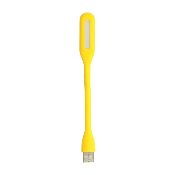 Mini LED Lamp Silicone USB Yellow Photo