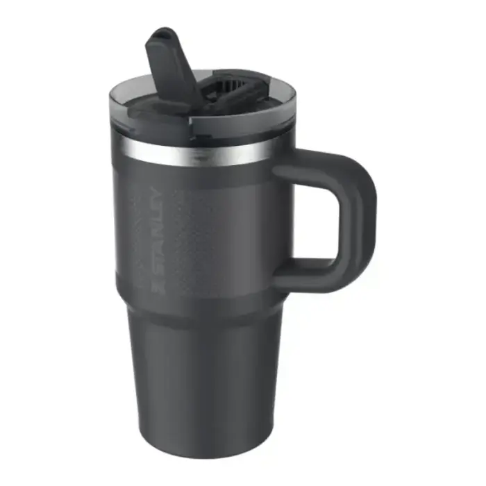Termokrūze ar salmiņu The Quencher ProTour Flip Straw Tumbler 0,59L melna  Foto 2