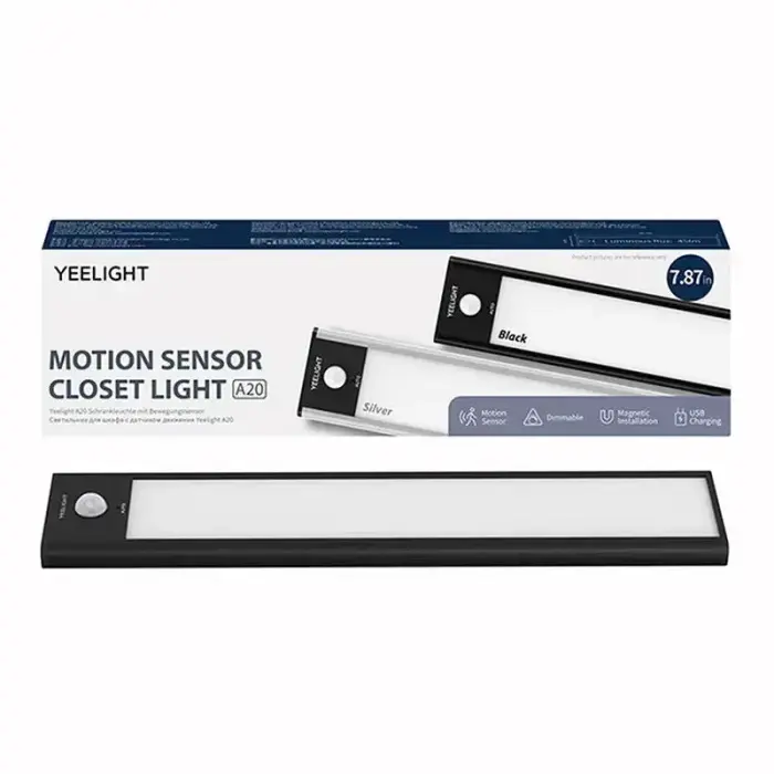 Yeelight Closet Light Black 20cm 2700K Photo