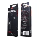 Maxlife wired earphones MXEP-02 jack 3,5mm black Photo