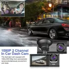 Car Dash Cam DVR-06 2,0 inches + rear camera Foto 2