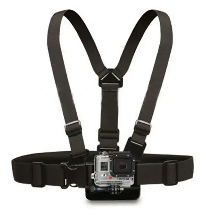 Chest Mount - Chest Harness for GoPro SJCAM Sports Cameras - Black Foto 2
