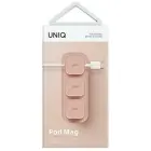 UNIQ Pod Mag magnetyczny organizer do kabli + baza różowy|blush pink Foto 4