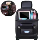 Car seat organizer seat protector seat cover shelf mini car table black Фото num