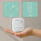 Qoltec Certified Wireless Smoke Detector with Battery | Sensor life: 10 years | Battery life: 10 years | Alarm: 85dB | LED Фото num