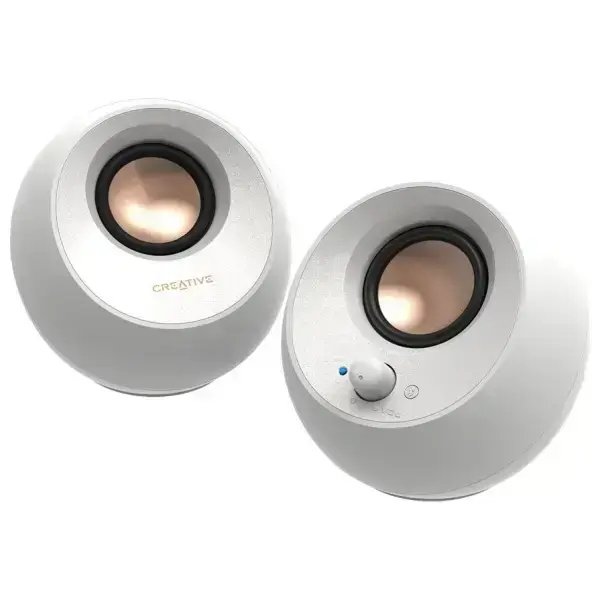 Creative Głośniki do komputera Pebble     2.0 V3 biały|white Bluetooth 5.0 USB-C Foto 3