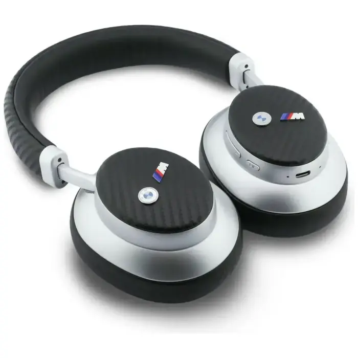 BMW headphones M Carbon Metal     Logo Bluetooth ENC silver Foto 4