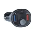 ART transmiter FM bluetooth 5.0 + USB A QC3.0 + Typ C (total 30W) FM-73 black Фото num