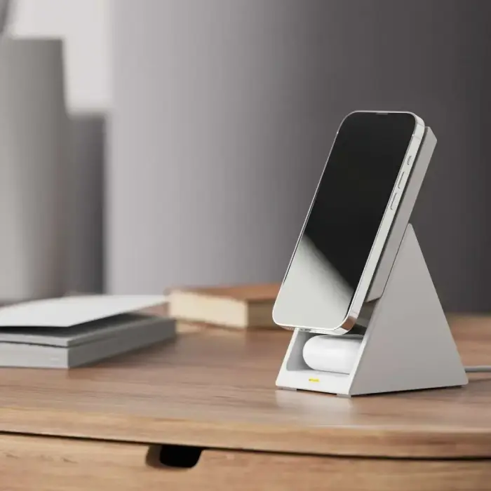 Choetech T600 15W 3in1 induction charging station - white Foto 9