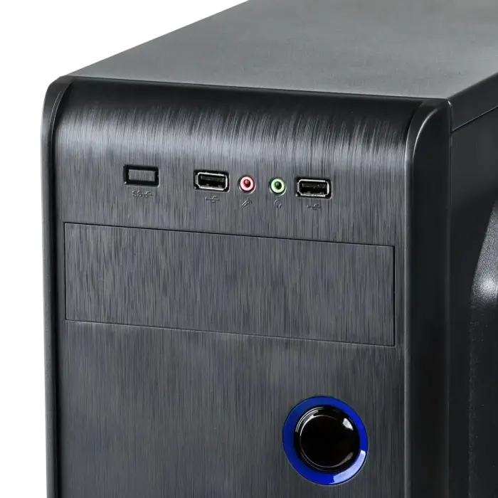 Case Midi ATX Akyga AK939BL 2x USB 2.0 black w|o PSU Photo
