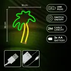 Neon LED Light PALM green orange NNE04 Neolia Photo
